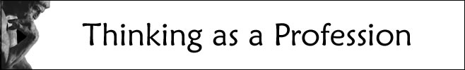 Thinking as a Profession