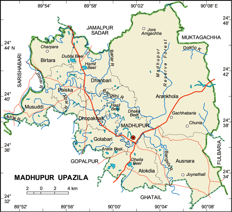 bangladesh map location