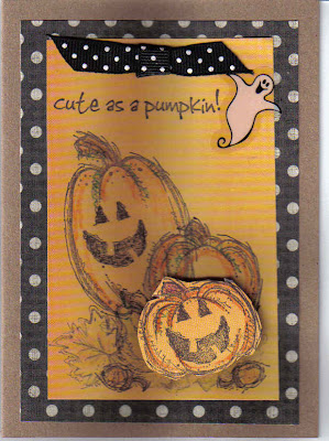 Halloween Paper Greeting Card