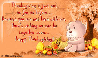 Thanksgiving Miss You Cards