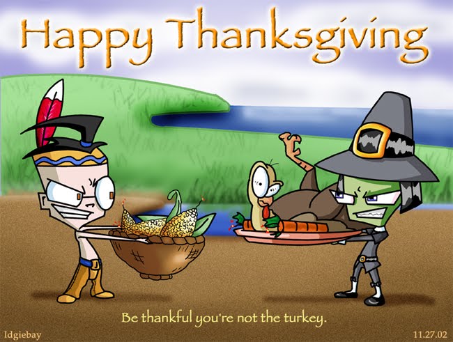 Happy Thanksgiving Cartoon