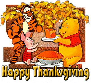Thanksgiving Cards: Thanksgiving Cards by Winnie The Pooh, Free Pooh