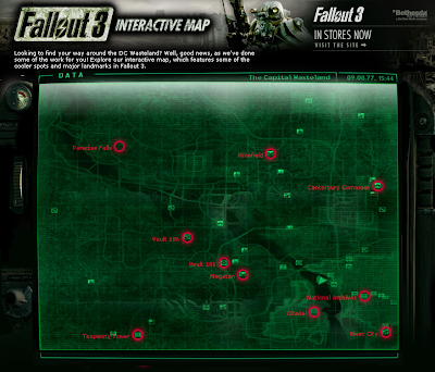Интерактивная карта Fallout 3