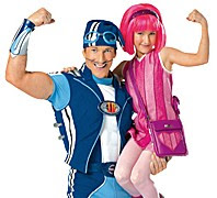 lazytown sportacus y stephanie