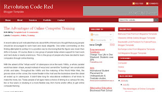 Blogger Template Revolution Code Red