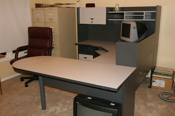 look at this awesome desk ! - filing cabinets of all sizes and colors available
