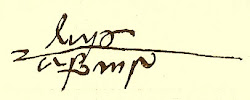 Assinatura de Luís Afonso - 2º Correio-Mor do Reino
