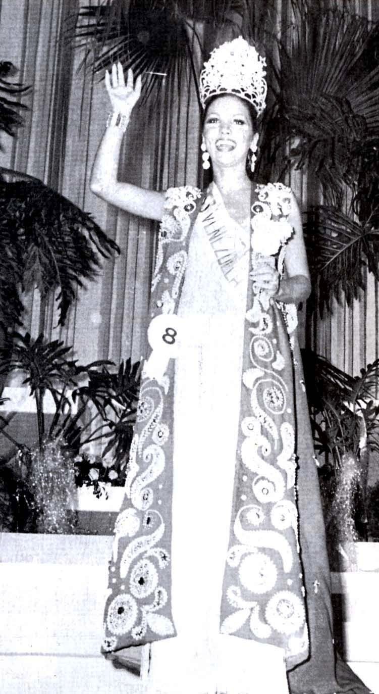 MONARCAS DE VENEZUELA Miss Venezuela 1976 Elluz Coromoto Peraza