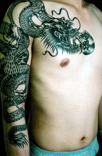 Cool Dragon Tattoos For Girls. dragon tattoos for girls.