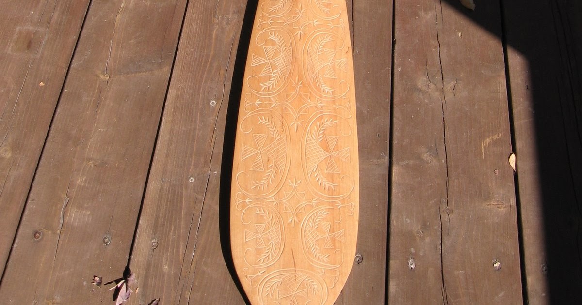 Paddle Making (and other canoe stuff) Francois Rothan Carved Paddle
