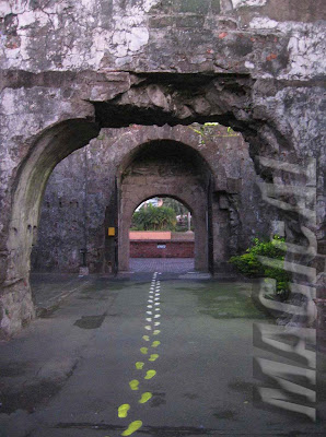 Rizal's steps at Fort Santiago