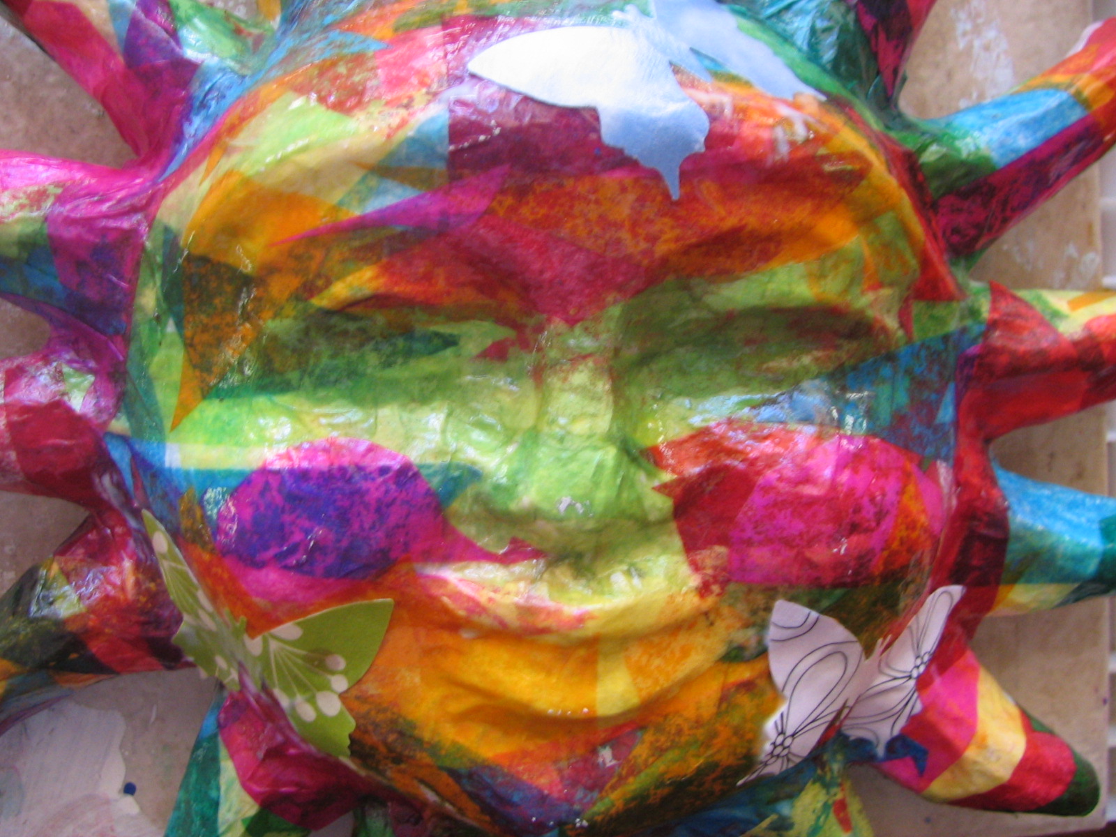 Paper Mache Sun