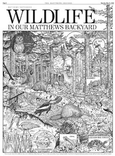 Wildlife illustration from The Matthews Record