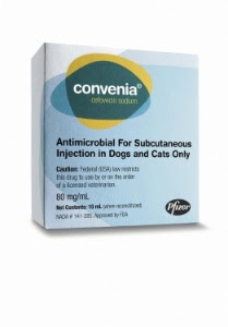 is convenia safe for dogs