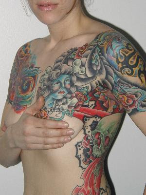 Old School Tattoo for Back. Download Full-Size Image | Main Gallery Page