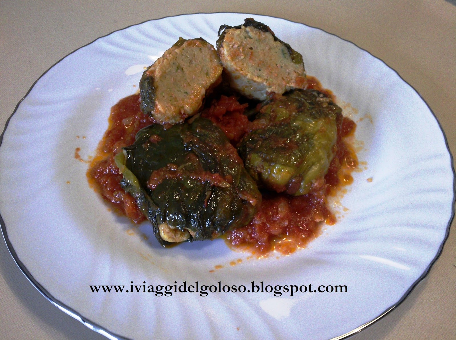 INVOLTINI DI LATTUGA RIPIENI IN UMIDO da I viaggi del goloso su