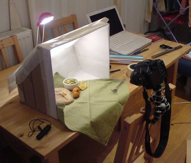 Simply Cooked Light Box for Staging Food Photography StepbyStep