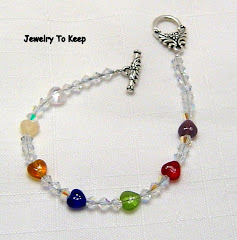 Birthstone Heart Bracelet