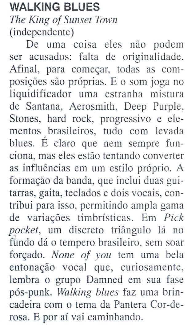 Imprensa - Revista Black & Blues Fev/Mar 97