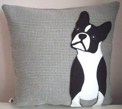 Boston Terrier Pillow