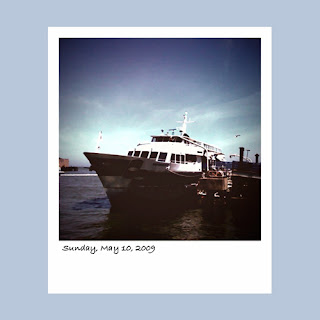 iPhone polaroid, San Francisco ferry