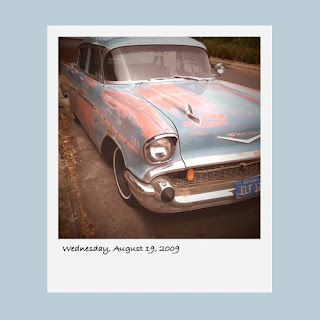 iPhone polaroid, vintage car, etsy, print