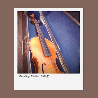 Antiques By The Bay, vintage violin, iPhone polaroid