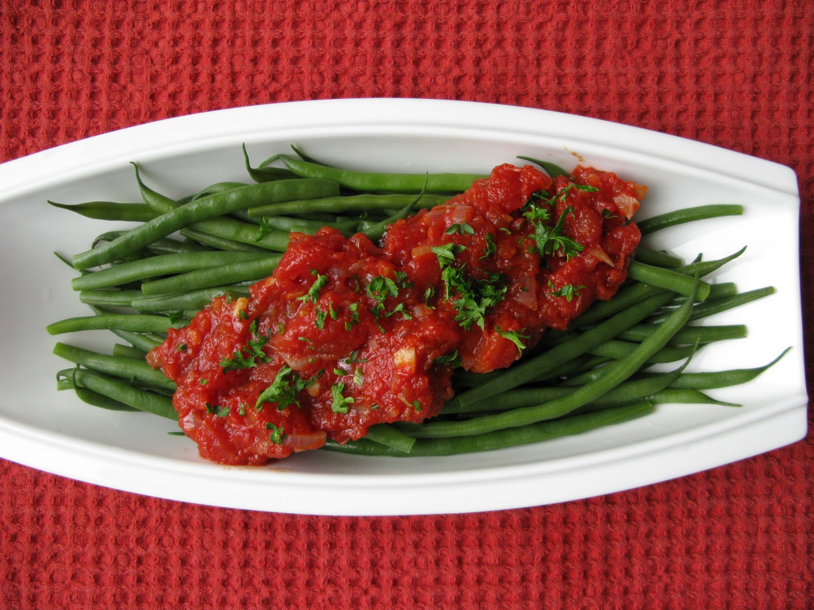 Au gré du marché Quand le haricot vert se fait festif!