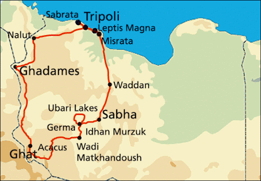 libya map libya map
