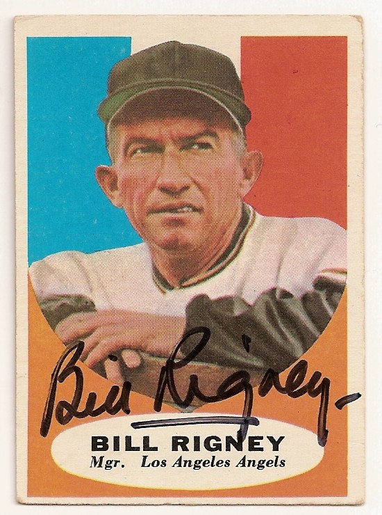 The Angels, In Order 1961 Manager and Coaches