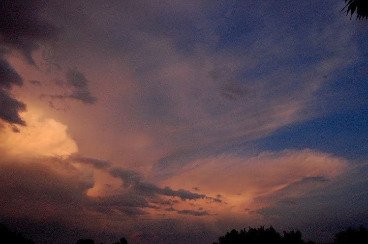 Clouds over the Umatilla River