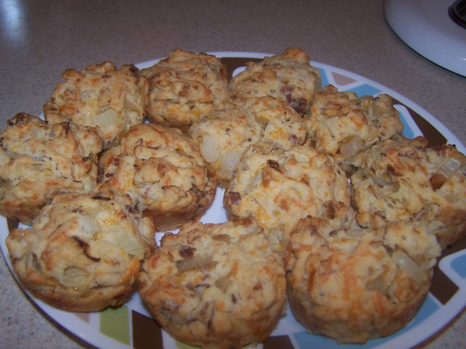 The Best is Yet to Come Bacon Onion Cheddar Biscuits