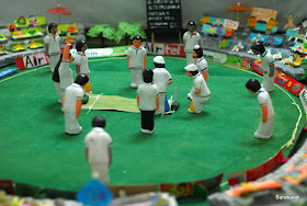 cricket set golu dolls