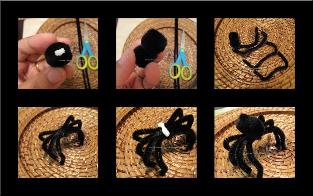 Craft Ideas for all Spooky Spiders on Pumpkin