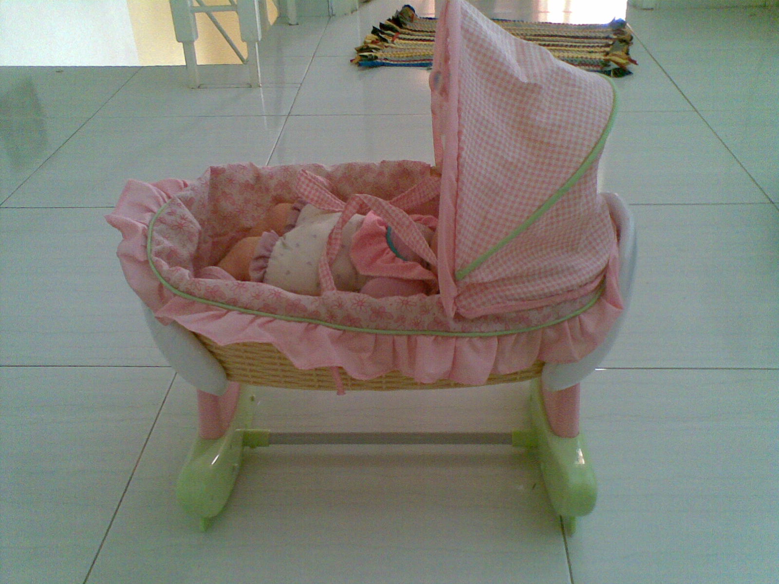 fisher price doll crib