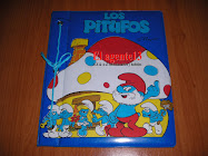 CARPETA RETRO DE LOS PITUFOS.