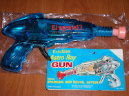 PISTOLA ESPACIAL A FRICCIÓN CON CHISPAS. MOD. "ASTRO RAY GUN".