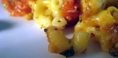Macaroni and Cheese with Tomatoes