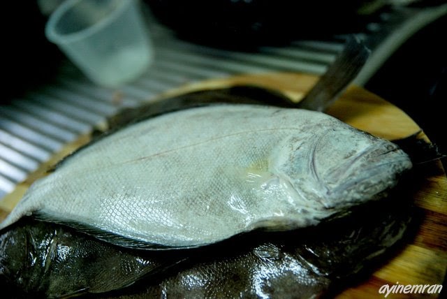 Yin Dan Yang Ikan Sebelah Dengan Sos Kuning