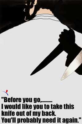 The Right Side of the Brain: A Message to Back-Stabbers