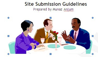 Search engine submission guidelines