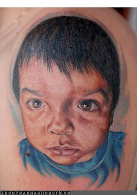 Baby Portrait Tattoos Went Wrong