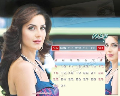 Katrina Kaif 2010 Desktop Calendar Pictures