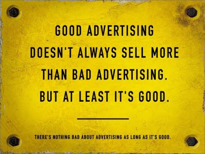 Funny One Liner On Advertising