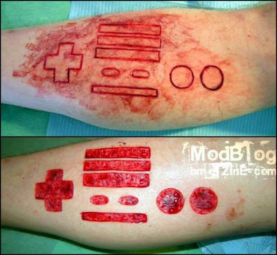 Scarification Painful Tattoos Artwork