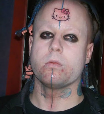 Weird Face Tattoos