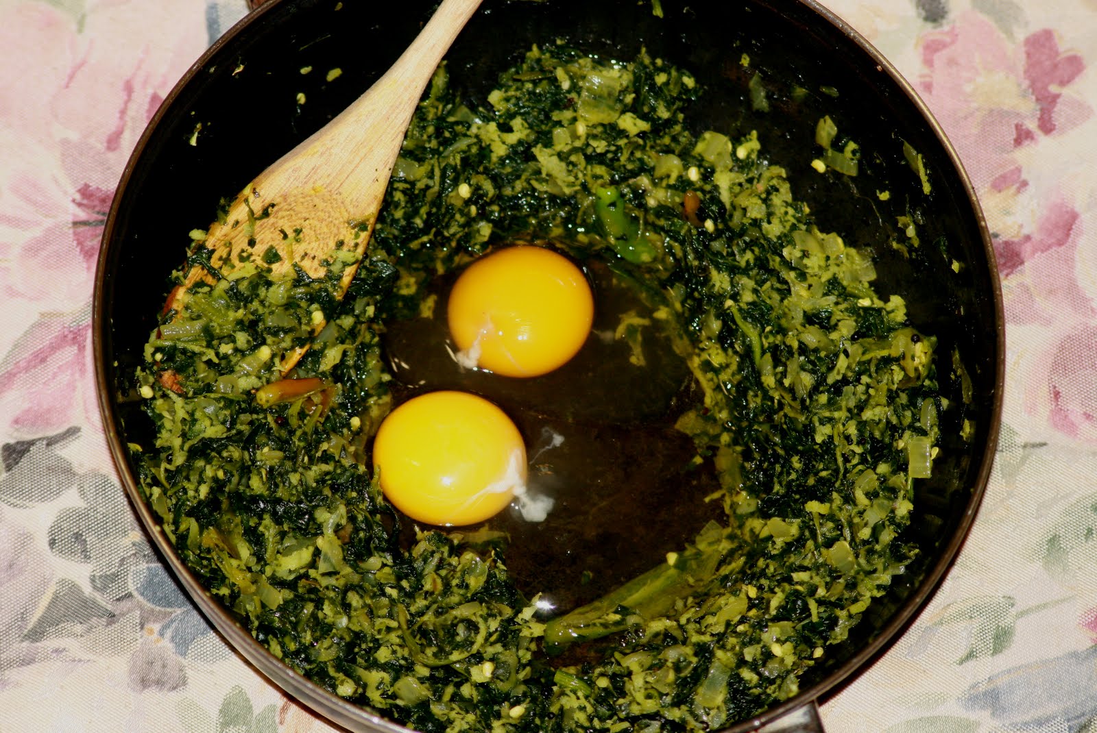 Third Kitchen Spinach Egg Thoran