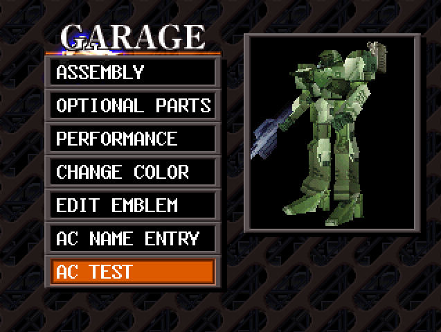 A Look At Armored Core PSX • AmigaGuru's GamerBlog