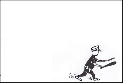 dinosaur,cop,prisoner,cartoon,webcomic