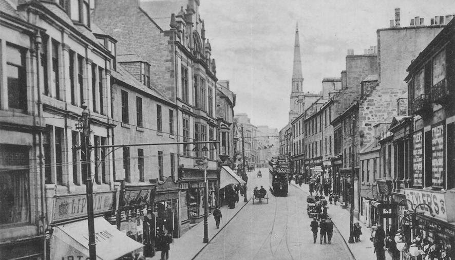 Fife Scotland Old High Street Dunfermline Fife Scotland
